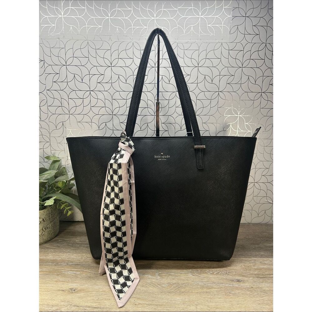 2143 KATE SPADE BLACK TOTE BAG 261592143